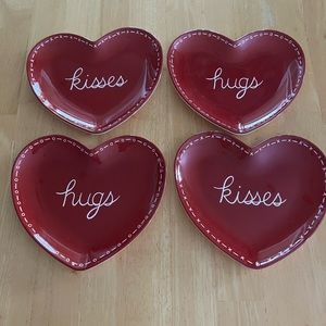 Vintage Valentine POTTERY BARN KIDS Plates (4)
